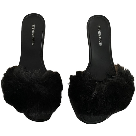 STEVE MADDEN Black Fritzie Slide NWT - Picture 4 of 8